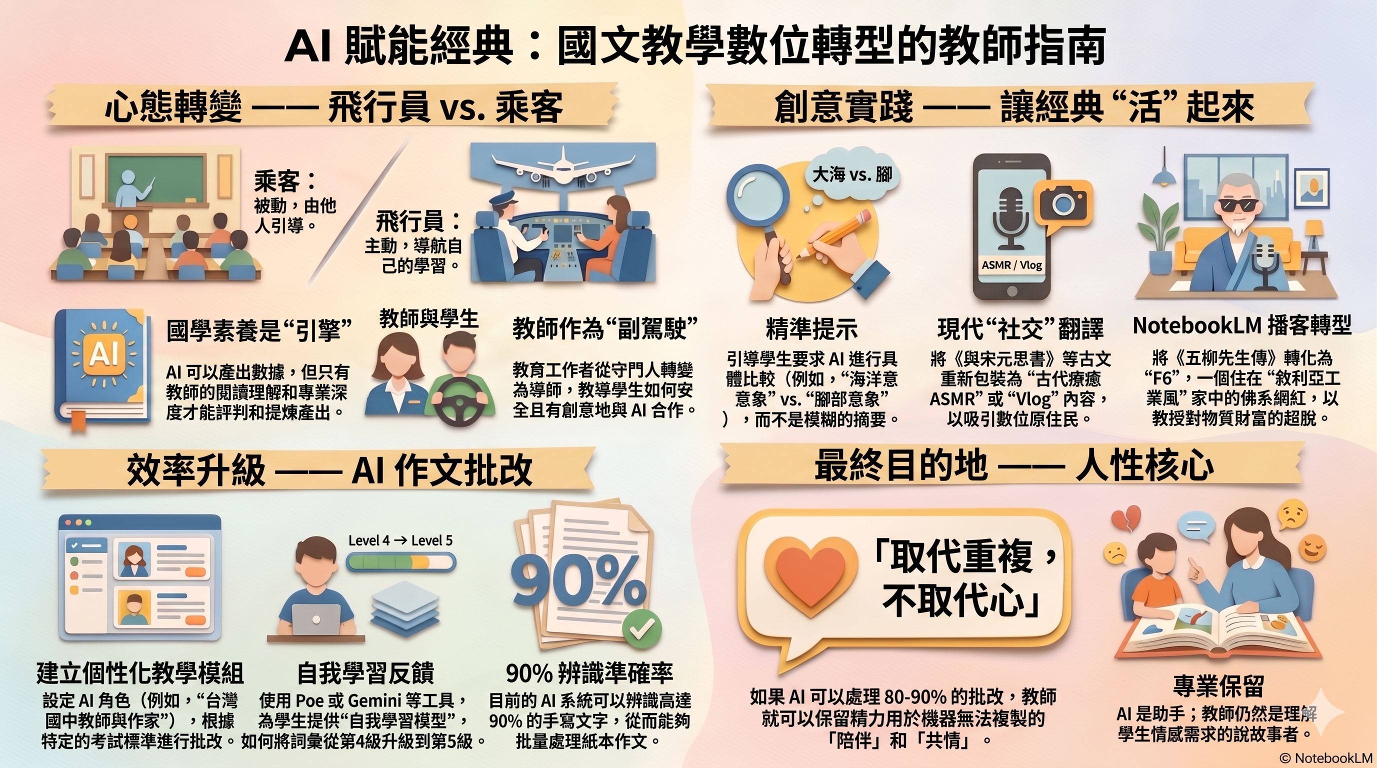 AI賦能經典：國文教學數位轉型的教師指南