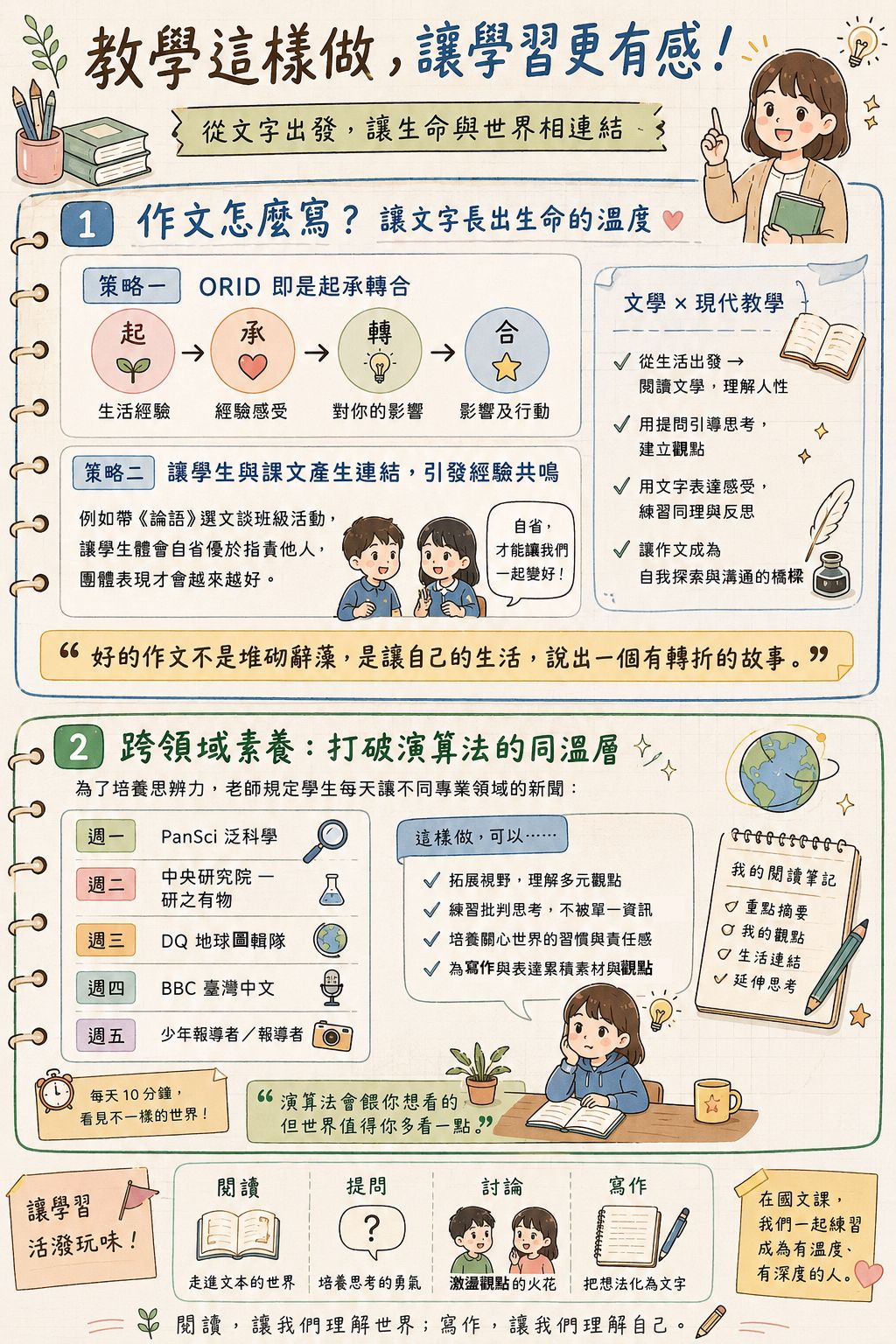 教學這樣做,讓學習更有感